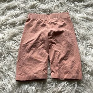 NWOT FREE PEOPLE INTIMATELY PEACH PINK HIGH‎ RISE BIKE SHORTS